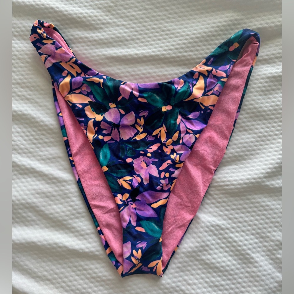 ASOS floral bikini bottom